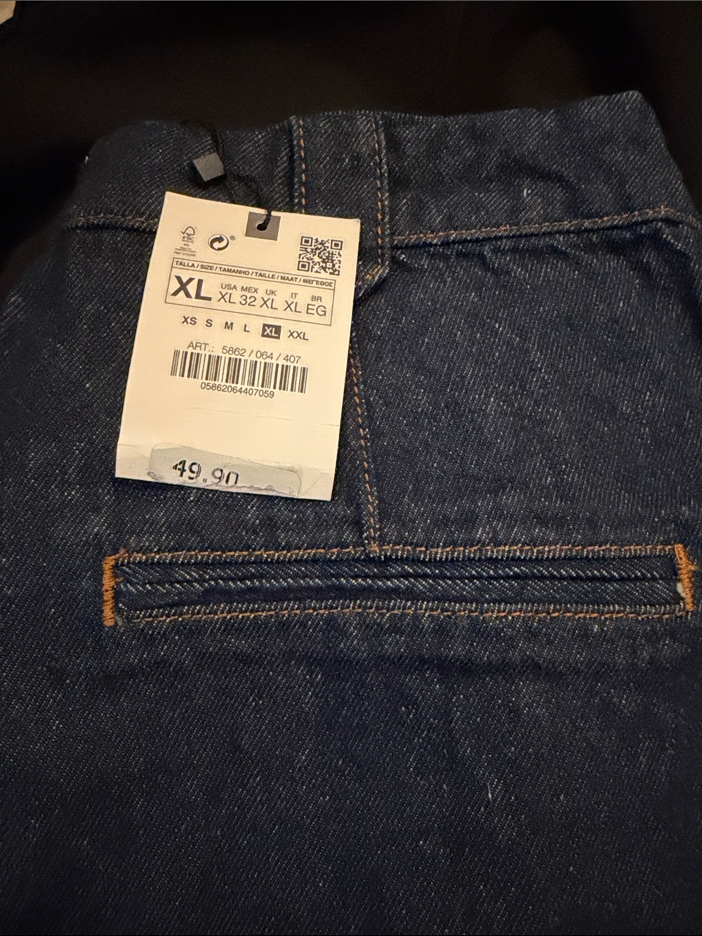 Zara Hi-Rise Tailor fit jeans - Picture 3 of 3